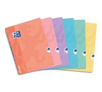 Cahier piqûre OpenFlex polypropylène 96 pages 24x32 cm grands carreaux Seyès. Coloris assortis pas