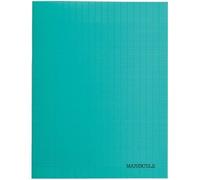 Cahier Piqures Grand Carreaux Polypropylène 17x22 48p 90g - Vert