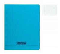Calligraphe Cahier agrafé 18172C Bleu 24x32 cm 48 p. grands carreaux papier 90 g polypro transparent