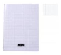 Calligraphe Cahier agrafé 24 x 32 cm 96 p Petits carreaux 5x5 Papier 90 g Polypro incolore