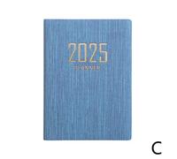 Cahier Portable Avec Calendrier Anglais,Petit Livre De Poche Créatif,Carnet De Licence,Agenda Hebdomadaire,Mini Agenda,Cahiers A7,Q3v2,2025 -Bleu