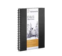 Hahnemühle FineArt Cahier pour dessin et croquis A4 (portrait) 140 g 80 feuilles Spirale noire