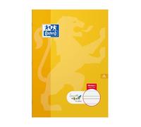 Cahier pour DYS avec des lignes de couleurs - interligne 7 mm - A4 - reliure agrafée