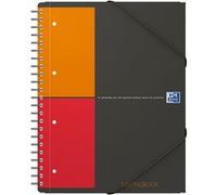 Oxford, Quaderno Maxi Spiralato Meetingbook A4+, 1 Pezzo, Rigatura 5 mm, 160 Pagine, Carta 80 gr, App Scribzee, Nero