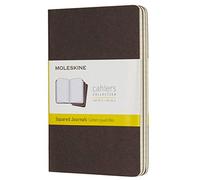 CAHIER QUADRILLE POCHE CAFE SET DE 3