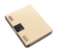 Cahier rechargeable détachable en métal et plastique durable pour notes, journal, cahiers, cahiers à spirales