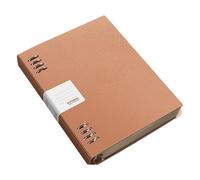 Cahier rechargeable détachable en métal et plastique durable pour notes, journal, cahiers, cahiers à spirales