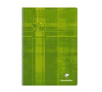 Cahier reliure intégrale A4 - CLAIREFONTAINE - 100 pages - 21 x 29,7 cm - Grands carreaux Seyès - Reliure intégrale