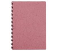 Cahier reliure intégrale Age Bag A4 100 pages petits carreaux - Rose antique