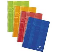 Clairefontaine Cahier à spirale Metric A4 21 x 29,7 cm - 90g - Petits carreaux 5x5 - 100 pages