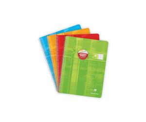 Cahier reliure intégrale déficients visuels 24x32cm 100 pages grands carreaux noirs 2,5mm agrandis 10x10 Couleur aléatoire - Assortis
