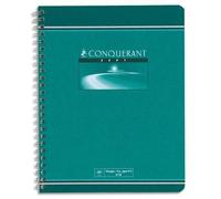 Oxford Office Conquerant Sept 100105079 Lot de 10 Cahier reliure spirale Petits carreaux 17 x 22 cm 100 pages 70 g
