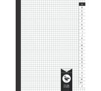 Cahier Répertoire Alphabétique 17 x 22 Quadrillé Petits Carreaux 5x5mm: 100 Pages - 50 Feuilles | Carnet de Notes