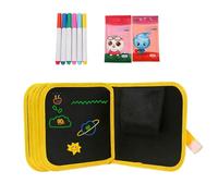 Cahier réutilisable avec marqueurs effaçables, cahier de dessin effaçable | livre de dessin pour avec 12 marqueurs inclus - pour activités créatives, voyages, école, jeux d'apprentissage