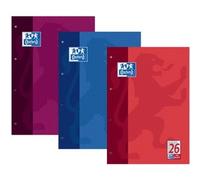 Cahier scolaire, A4, 100 pages, encollé en tête,