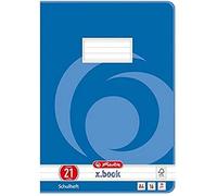 Cahier Scolaire - HERLITZ - x.book - A4 Ligné - 8 Feuilles - Couleur Bleu