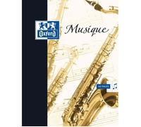 Cahier Scolaire Musique - OXFORD - 48 pages - 22x17 cm - Réglure Portées - Mixte