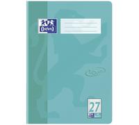 Cahier scolaire Oxford "Touch" DIN A4 linéature 27 aqua ligné 16 feuilles