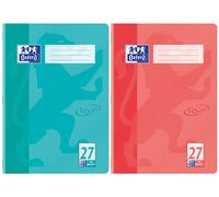 Cahier scolaire Oxford "Touch" DIN A4 linéature 27 corail ligné 16 feuilles (1 unité)