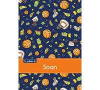 CAHIER SOAN BLANC,96P,A5 BASKETBALL