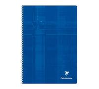 Cahier spirale 21 x 29,7 cm quadrillé 4 x 8 mm 100 pages Clairefontaine