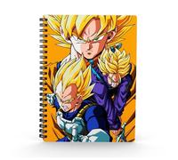 SD Toys Bloc-notes enfant Dragon Ball Z Saiyans effet 3D 30 x 21 cm Multicolore