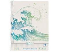 Cahier spiralé GREENline Vague, A4, quadrillé