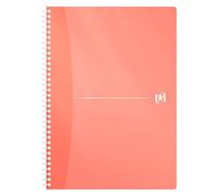 Cahier spirale Oxford My Colour A4 21 X 29,7 cm - petits carreaux - 100 pages