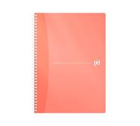 Cahier spirale Oxford My Colour A4 21 X 29,7 cm - petits carreaux - 180 pages