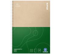 Cahier spiralé share 4-0016-A4 DIN A4 quadrillé Nombre de pages: 80