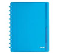 Cahier spirale atoma a4 - petits carreaux - 120 pages - assorties - atoma