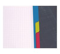 Clairefontaine Cahier spirale Bind'O Block 8272C A5+ 16x21 cm 180 p. perforé petits carreaux 90 g