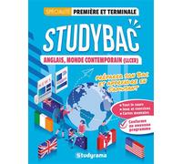 Cahier Studybac - Anglais, Monde contemporain _ première et terminale - spécialité Préparer son Bac et apprendre en s'amusant - Isabelle Arnaud - Studyrama Eds - broché - Scolaire / Universitaire