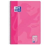 Cahier Touch, A4+, quadrillé, 160 pages, rose