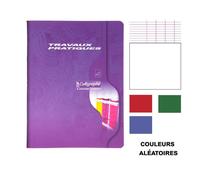 Cahier Travaux Pratiques - CLAIREFONTAINE - 96p - Séyès+Uni - 17x22 - Divers Coloris