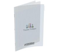 Cahier travaux pratiques Conquérant Classique piqûre 24 x 32 cm grands carreaux 48 pages