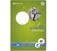 Cahier Ursus Green 040780008 - LIN8f, A5, 16 feuilles, 90 g/qm, rugueux avec marge