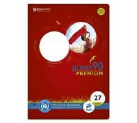 Cahier Ursus Green 040784027 - LIN27, A4, 32 feuilles, 90 g/qm, ligné 9 mm avec lignes de bordure