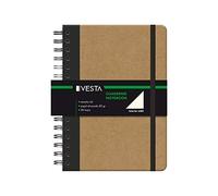 Cahier Vesta Nature Cartonné - Dimensions A5 - Uni