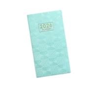 Cahiers à couverture rigide avec pages lignées pour l ' école, le bureau à domicile, 2026 à 6 planificateurs hebdomadaires, bloc-notes de poche, livre de mémo coloré, outil d ' d ' engrenages