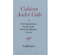 Cahiers André Gide - Volume 2, Correspondance André Gide - François Mauriac
