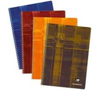 Clairefontaine Cahier agrafé 3152C A4 120 p petits carreaux 90 g couverture couleur aléatoire