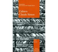 Cahiers Claude Simon N° 3/2007