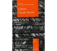 Cahiers claude simon n 6 - SIMON Claude - Presses Univeau Perpignan - broché - Etude