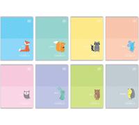 Cahiers créatifs A5 32 pages colorées B&B Kids - parfaits pour les petits artistes ! Choisissez des couleurs pastel parmi un ensemble de 10 et créez avec joie !