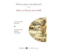 Cahiers critiques de philosophie n°14 Hegel en France depuis 1945 - Bruno Cany - Hermann - broché - Revue