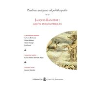 Cahiers critiques de philosophie n°17: Dossier Jacques Rancière
