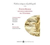 Cahiers critiques de philosophie n° 22 Étienne Balibar - Les singularisations de l'universel - Bruno Cany - Hermann - broché - Essai