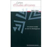 Cahiers d’études africaines 202/203 Cahier d'études africaines numéro 202-203 - Collectif - Ecole Des Hautes Etudes En Sciences Sociales - broché - Revue