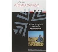 CAHIERS D ETUDES AFRICAINES 221 222